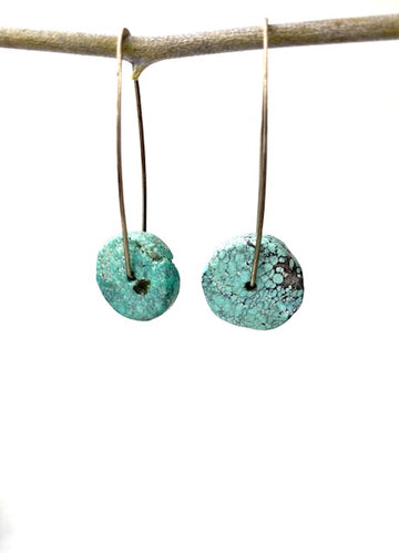 African Turquoise earrings