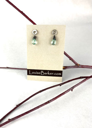 Teeny Tiny handmade silver earrings