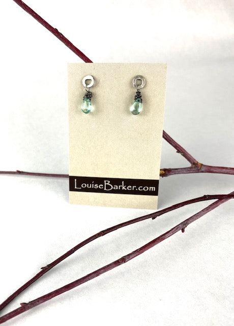 Teeny Tiny handmade silver earrings